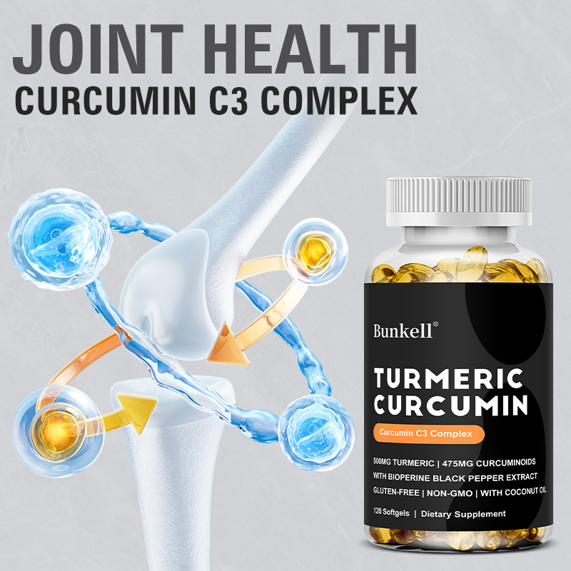 Turmeric Curcumin Capsule - Hochwertige Kurkuma-Kurkumin-Kapseln, unterstützen die Gelenkgesundheit, antioxidative