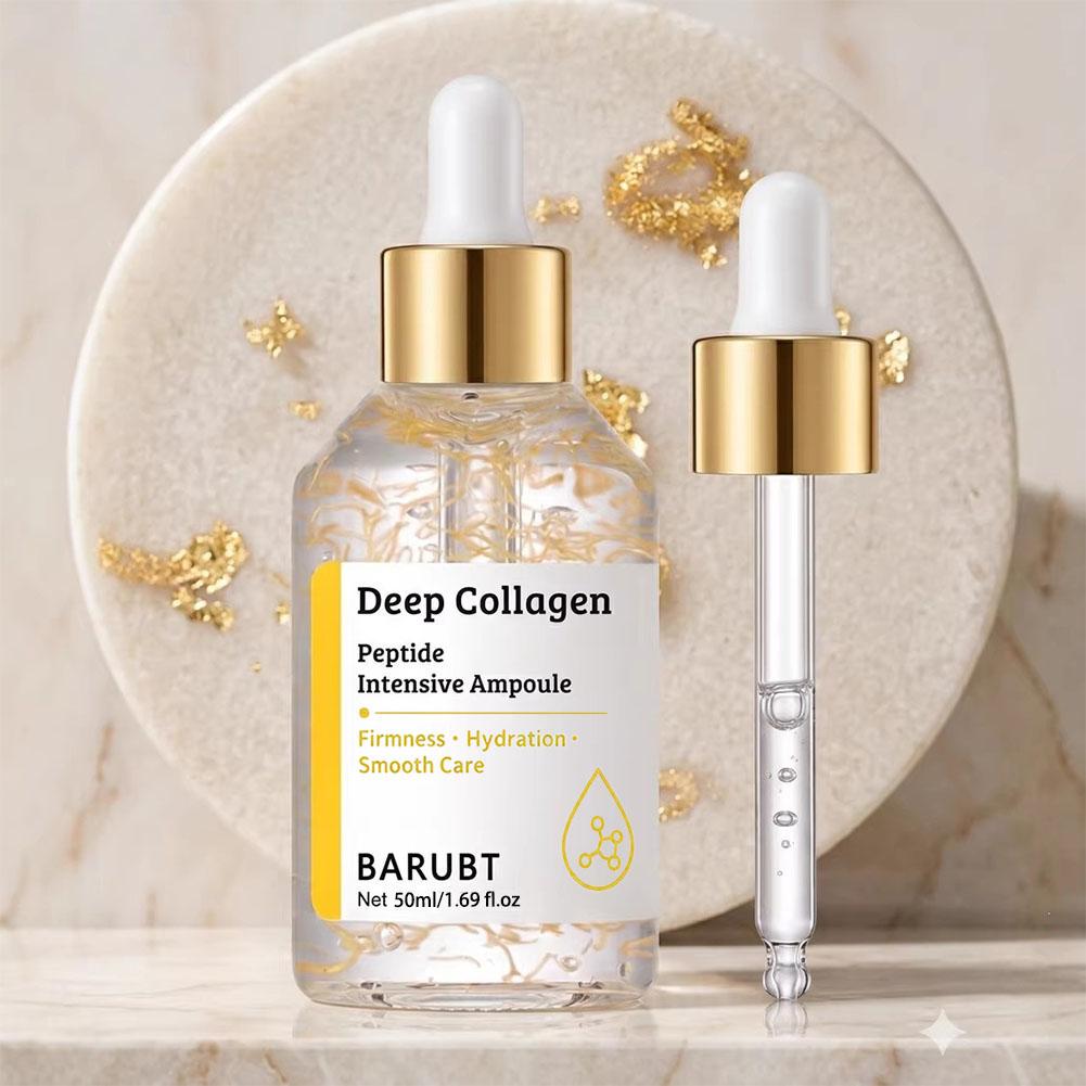 Collagen Peptide Powder - Koreanisches Seiden-Kollagen-Essenz-Serum Tiefenwirksames Peptid-Intensiv-Revitalisierendes Gesichtscreme Straffende