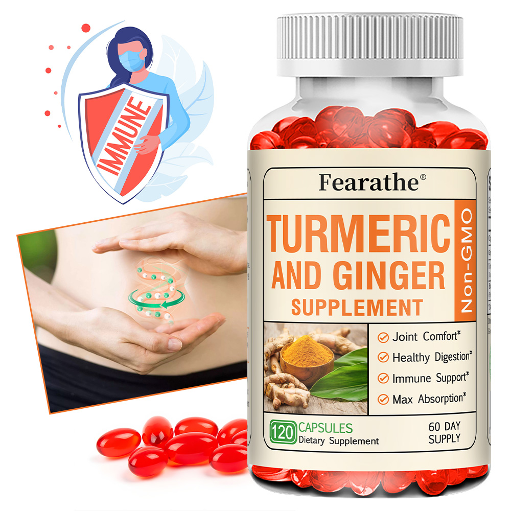 Turmeric Curcumin Capsule - Turmeric Curcumin Capsules with Ginger &
