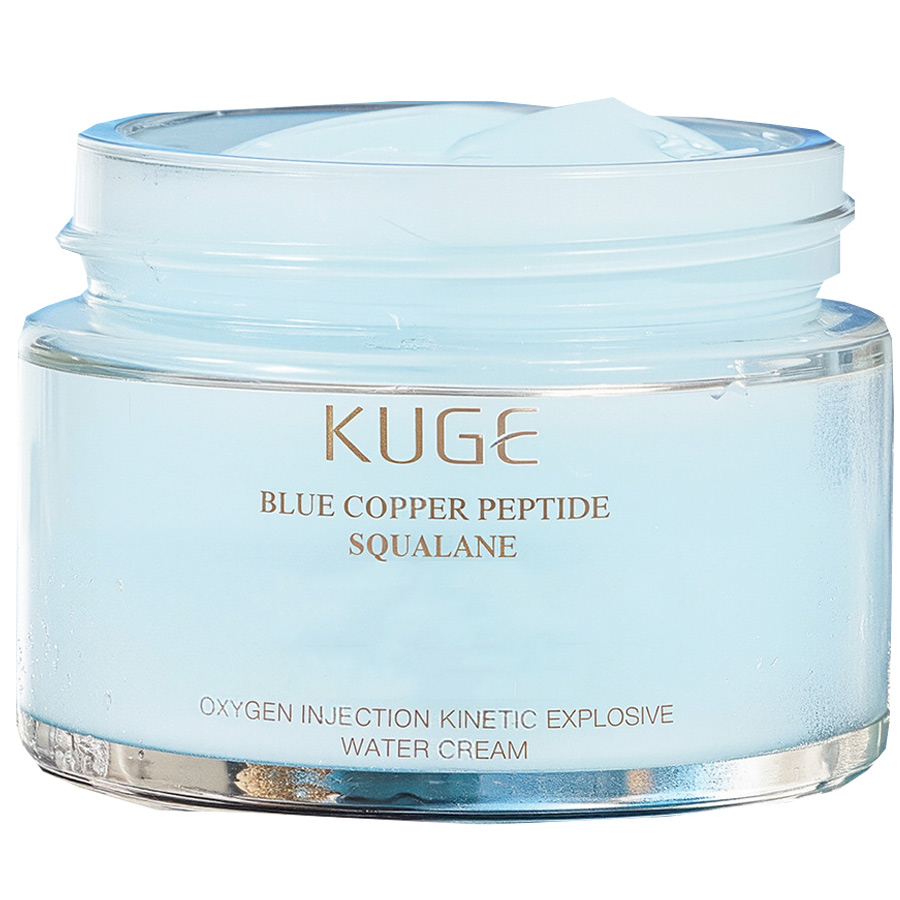 Collagen Peptide Powder - Blaue Kupferpeptid-Kollagen-straffende Anti-Falten-Gesichtscreme, Anti-Aging, Reparatur und