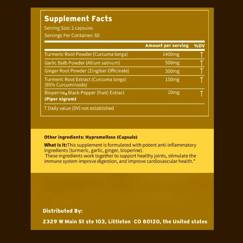 4-in-1-Kurkuma-Ingwer-Ergänzun – Turmeric Curcumin Capsule Bewertung und Preis