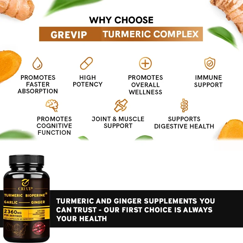 4-in-1-Kurkuma-Ingwer-Ergänzun – Turmeric Curcumin Capsule Bewertung und Preis