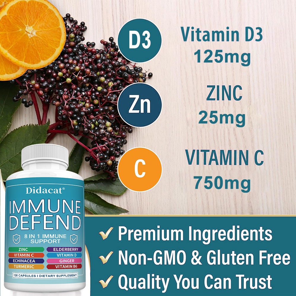 8-in-1 Immununterstützende Kap – Turmeric Curcumin Capsule Bewertung und Preis