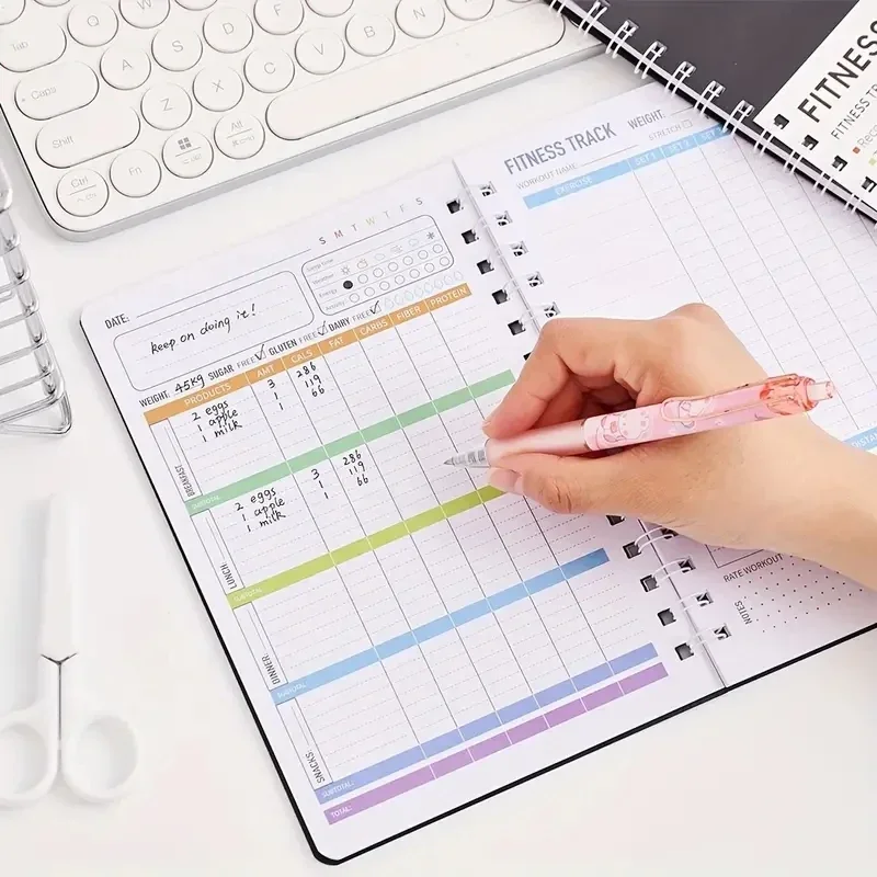 Spiralnotizbuch für tägliche Ü – Fitness Nutrition Journal Bewertung und Preis