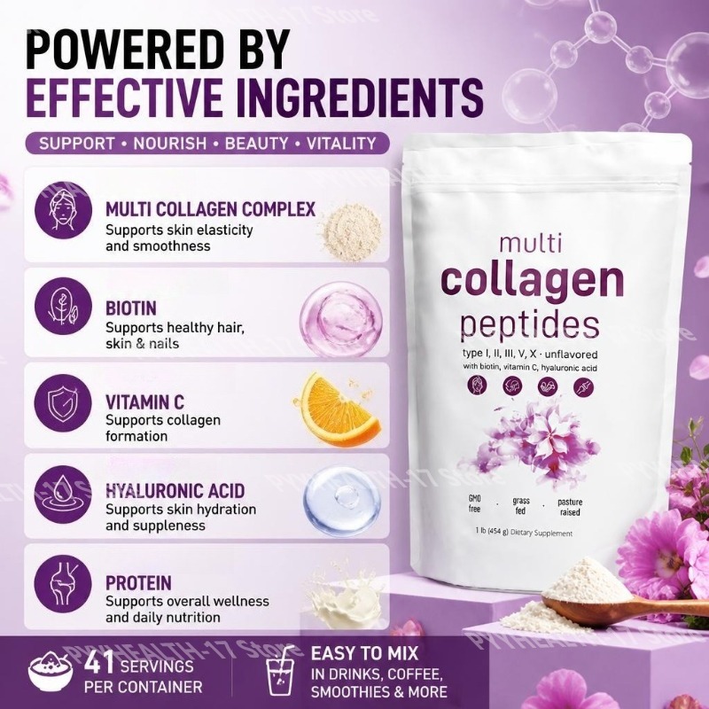Multi-Kollagen-Peptid-Pulver T – Collagen Peptide Powder Bewertung und Preis