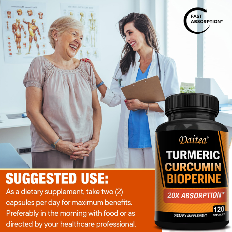 Kurkuma-Curcumin-Kapseln 2500m – Turmeric Curcumin Capsule Bewertung und Preis