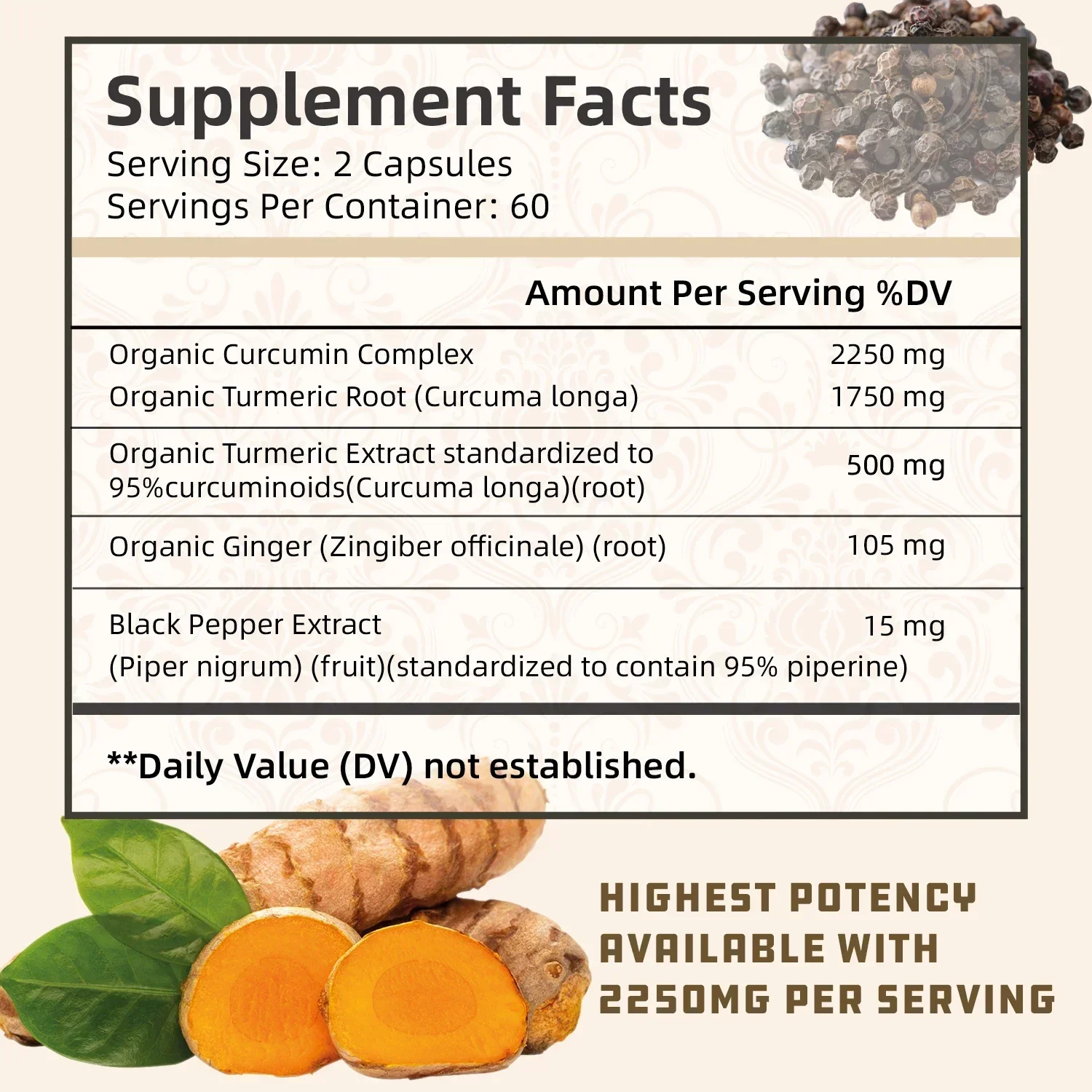 Kurkuma-Curcumin – mit 95 % Cu – Turmeric Curcumin Capsule Bewertung und Preis